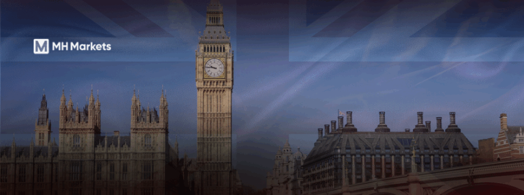 MH Markets announces strategic investment in FCA-regulated asset management firm, with growth graphs and compliance symbols